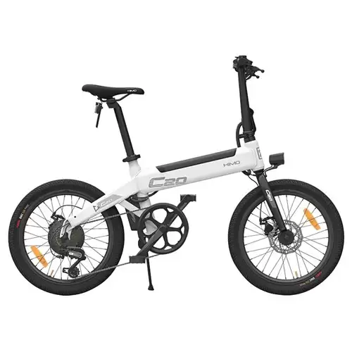Pay Only $745.99 For Xiaomi Himo C20 Foldable Electric Moped Bicycle 250w Motor 25km/h Hidden Inflator Pump Shimano Variable Speed Drive - White With This Coupon Code At Geekbuying