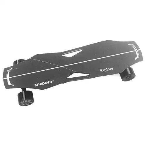 Order In Just $299.99 Spadger X6 Electric Skateboard Double 300w Motor Max 35km/h With Remote Control - Black With This Discount Coupon At Geekbuying