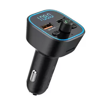 Order In Just $11.59 Blitzwolf Bw-bc1 Car Bluetooth 5.0 Fm Transmitter 18w Qc 3.0 Usb Car Charger With This Coupon At Banggood