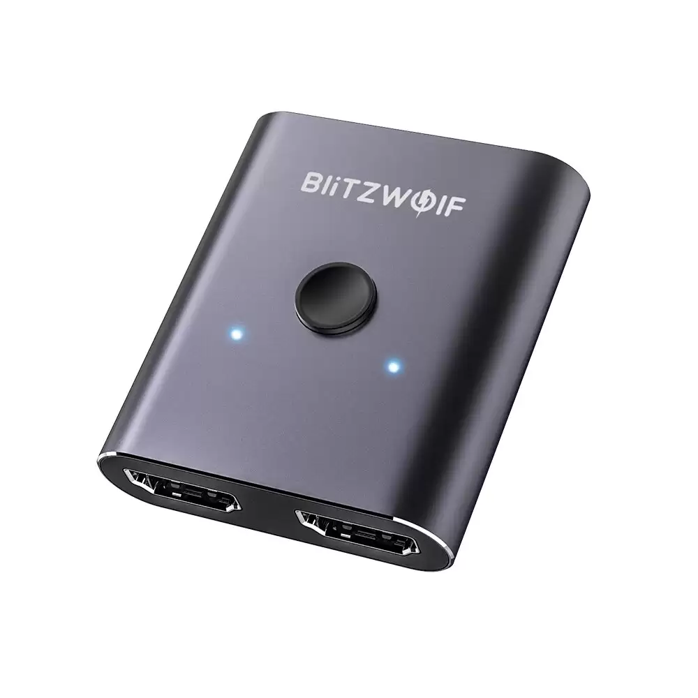 Order In Just $5.49 Blitzwolf Bw-hdc2 Bi-directional Hdmi Switch 1 Input 2 Output / 2 Input 1 Output Hdmi Splitter 1080p Video Display Dongle With This Coupon At Banggood