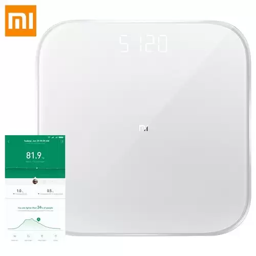 Pay Only $21.99 For [De Stock] Xiaomi Smart Body Weight Scale 2 Global Version - White With This Discount Coupon At Geekbuying