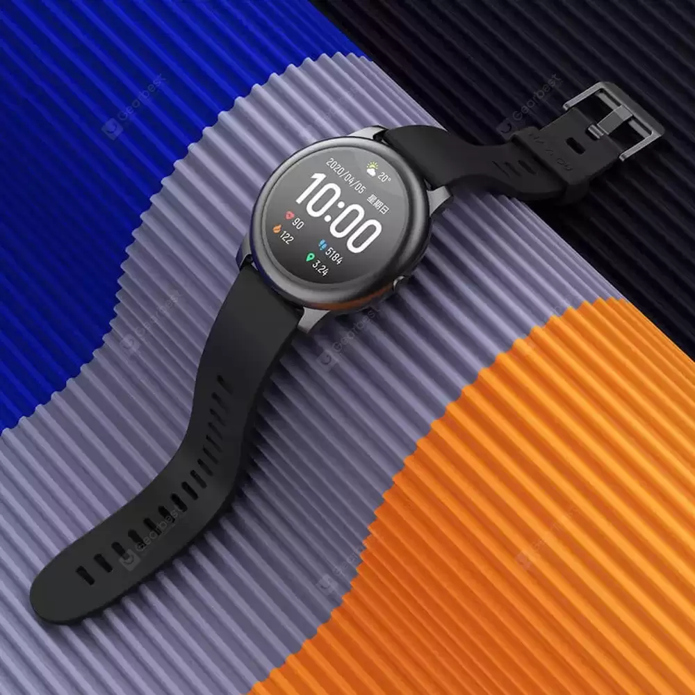 Order In Just $37.99 Haylou Solar Smart Watch 12 Sports Modes Global Version From Xiaomi Youpin At Gearbest With This Coupon