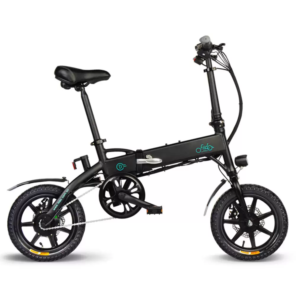 Pay Only $468.99 For Fiido D1 Folding Electric Moped Bike City Bike Commuter Bike Three Riding Modes 14 Inch Tires 250w Motor 25km/h 7.8ah Lithium Battery 25-40km Range - Black With This Coupon Code At Geekbuying