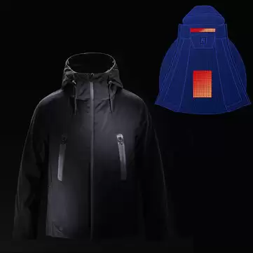 Pay Only 101,97€ For [Eu Direct] Xiaomi 90fun Ip64 Men Winter Rechargeable Adjustable Electric Heated Jacket With This Discount Coupon At Banggood