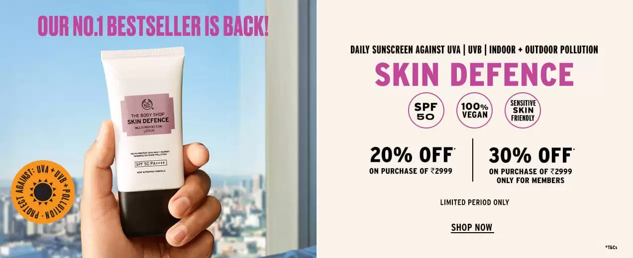 Get Extra 5% Discounts On Hdfc Cards At Thebodyshop India