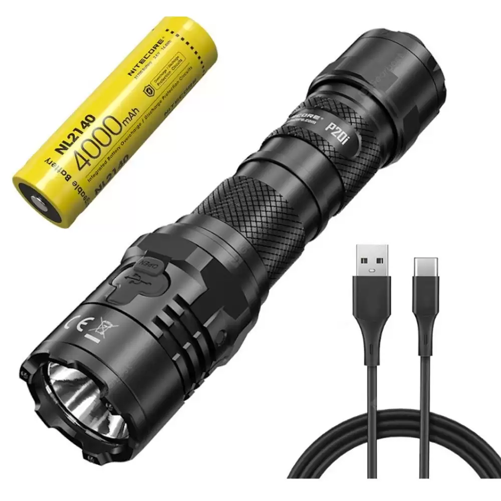 Order In Just $74.95 Nitecore P20i Sst40-w 1800lm Type-c Usb Rechargeable Tactical Torch Led Flashlight Set With 4000mah 21700 Li-ion Battery Usb Cable At Gearbest With This Coupon