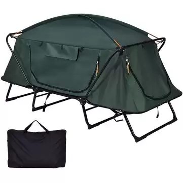 Order In Just $249.99 58% Off For Xmund 2 Person Camping Tent Off The Ground Folding Waterproof Double Layer Cold Protection Anti-wind Sunshade Dome Canopy Hiking Travel With Carry Bag With This Coupon At Banggood