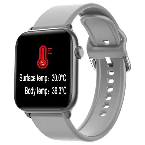 Pay Only $26.99 For Kw37 Pro Smart Watch Real-time Body Temperature Measurement Heart Rate Blood Pressure Monitor Bluetooth 4.0 - Gray With This Coupon Code At Geekbuying