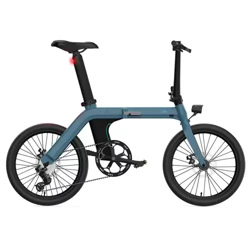 Metyere Electric Bike 250W Folding City Ebike FIIDO 11.6AH Battery with LCD Display Inflatable Rubber Tire Suitable for Adults and Teenagers