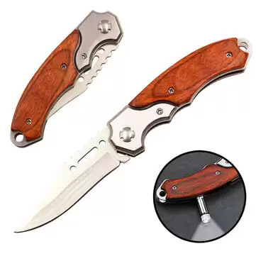 Order In Just $4.99 28% Off For Xanes 200mm 7.9'' Folding Knife With Led Flashlight With This Coupon At Banggood