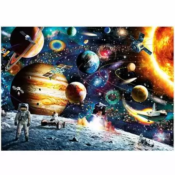 Order In Just $13.93 10% Off For 1000 Pieces Diy Space Traveler Scene Flat Paper Jigsaw Puzzle Decompression Educational Indoor Toys With This Coupon At Banggood