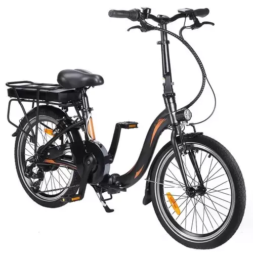 Pay Only $939.99 For Dohiker 20f054 250w Electric Bike 20 Inch Folding Frame 7-speed Gears With Removable 10ah Battery Led Light - Black With This Coupon Code At Geekbuying