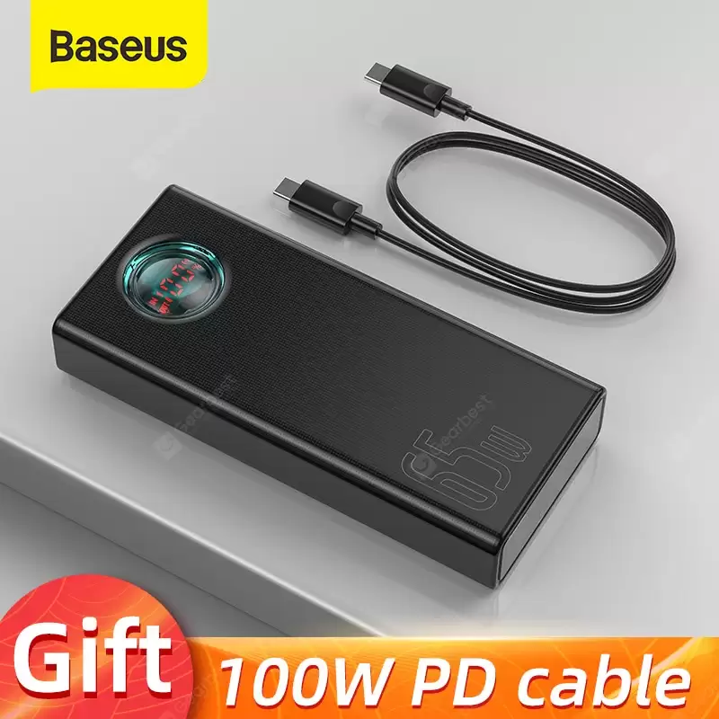 Take Additional $7 off on Baseus 65w Power Bank 30000mah Pd Quick Charging