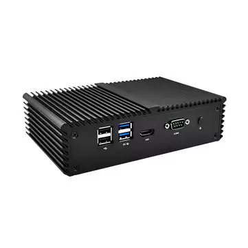 Order In Just $179.99 / €161.17 Qotom Mini Pc Intel Core I5-7200u 8gb Ddr4 128gb Ssd 6 Gigabit Ethernet Machine Micro Industrial Q555g6 Multi-network Port With This Coupon At Banggood