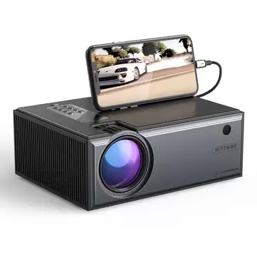 Order In Just $81.99 [newest Version]blitzwolf Bw-vp1-pro Lcd Projector 2800 Lumens Phone Same Screen Version Support 1080p Input Dolby Audio Wireless Portable Smart Home Theater Projector With This Coupon At Banggood