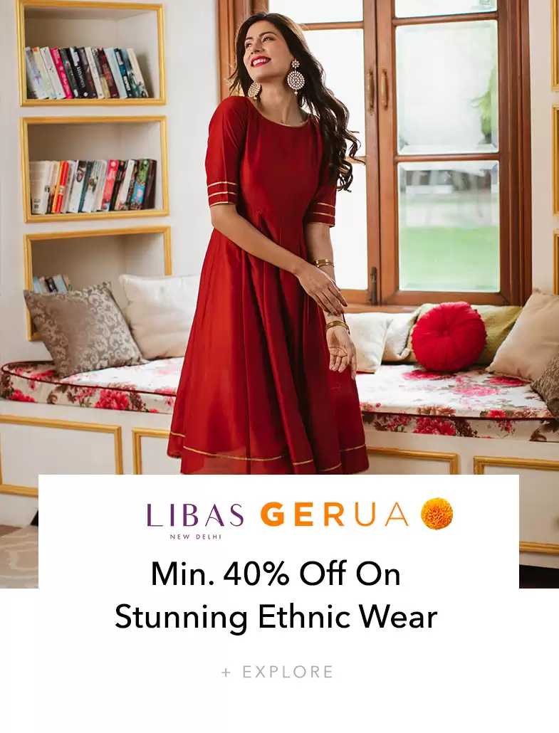 Get Min. 30% Off On Gerua, Libas Items At Myntra Deal Page