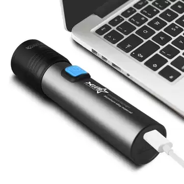 Order In Just $6.99 Warsun T6 Zoomable Rechargeable Flashlight & Phone Powerbank With This Coupon At Banggood
