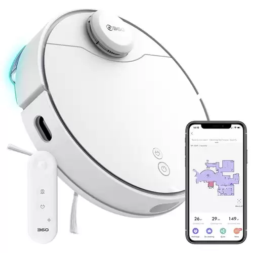 Order In Just $399.99 360 S9 Intelligent Robot Vacuum Cleaner Mopping Sweeping 2200pa Suction Lds Lidar 5200mah Battery 3 Hours Runtime 55db Silent Automatic Charging - White With This Discount Coupon At Geekbuying