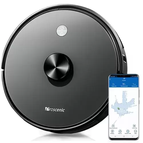 Order In Just $419.99 Proscenic U6 Intelligent Robot Vacuum Cleaner 2700pa Suction Lds Laser Navigation Brushless Motor App Control 300ml Electric Water Tank 150min Runtime Automatic Charging - Black With This Discount Coupon At Geekbuying