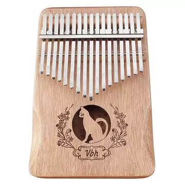 Order In Just $19.99 9% Off For 17 Key Thumb Piano Mahogany Kalimbas Wood Acoustic Musical Instrument For Beginner With Accessories With This Coupon At Banggood