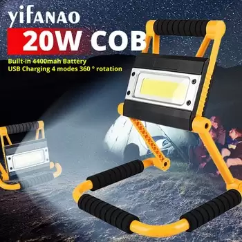 Order In Just $32.54 Super Bright Led Folding Work Light Usb 1500lm Rotary Outdoor Portable Double Head Cob Anti-fall Flood Light Searchlight Campe At Aliexpress Deal Page