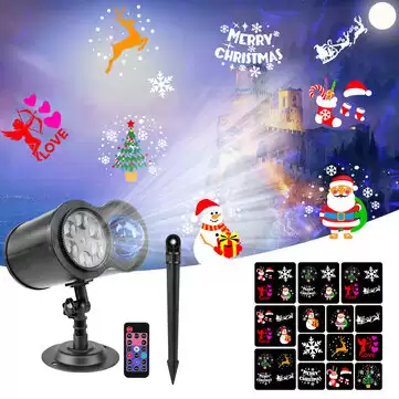 Order In Just $27.99 Ocean Wave Christmas Led Projector Light With This Coupon At Banggood