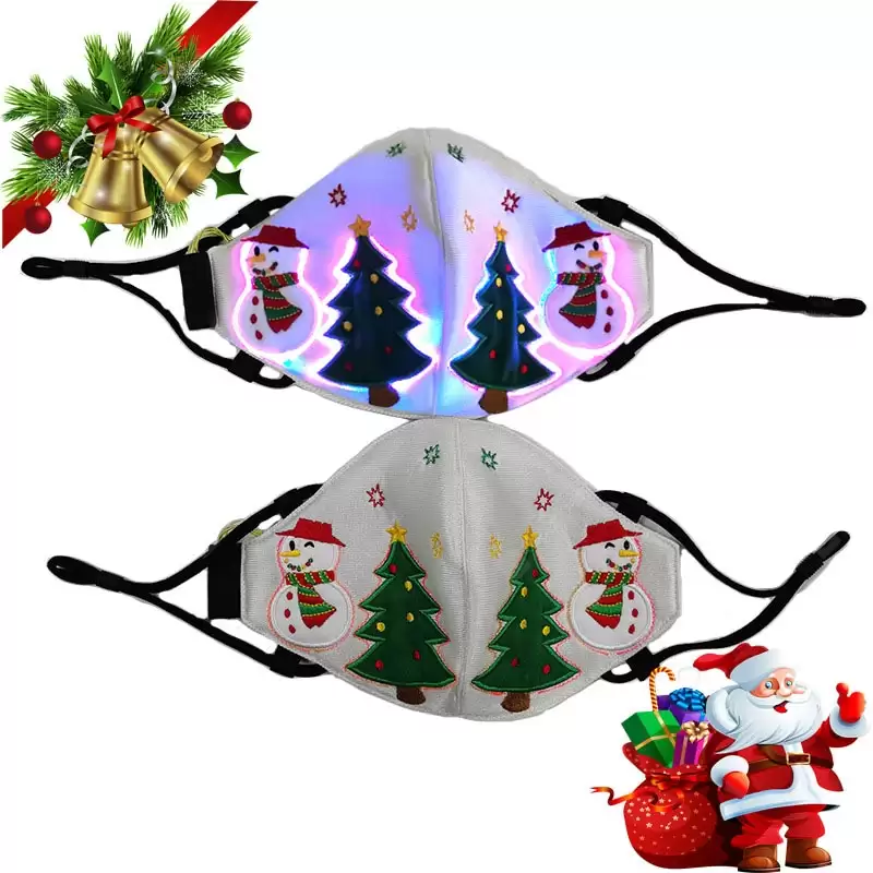 Order In Just $11.99 Arj-015 7 Color Lights Voice Control Led Light-up Face Mask Usb Rechargeable Glowing Luminous Dust Mask For Christmas Party Festival Dancing Rave Masquerade Costumes At Gearbest With This Coupon