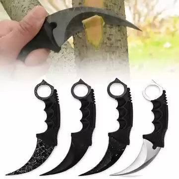 Order In Just $6.4 / €8.11 Game Claw Cutter Outdoor Portable Cutter Stainless Steel Sanding Black White Dots Titanium Cutter With This Coupon At Banggood