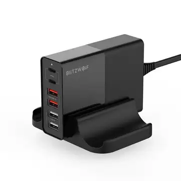 Order In Just $31.99 Blitzwolf Bw-s16 75w 6-port Usb Pd Charger Desktop Charging Station Dual Pd3.0 Dual Qc3.0 Support Fcp Scp Fast Charging Eu Au Us Uk Plug Adapter For Iphone 12 12 Mini Se 2020 For Ipad Pro 2020 Macbook Air 2020 For Samsung Galaxy S20 Tab S7+ With This Coupon At Banggood