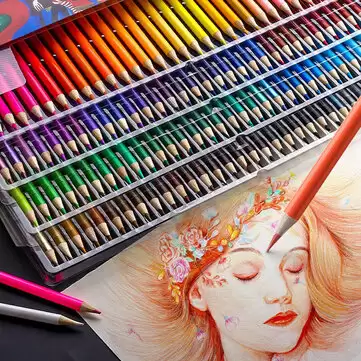Order In Just $10.29 Professional Oil Colored Pencils Set Artist Painting Sketching Wood Color Pencil School Art Supplies 48/72/120/160 Colors With This Coupon At Banggood