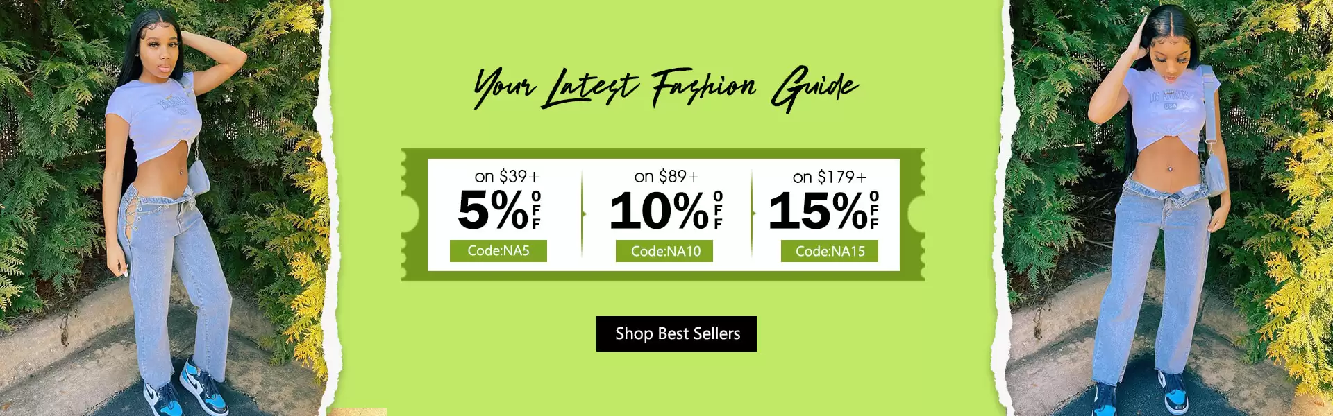 Get 5% To 15% Discount With This Discount Coupon At Jurllyshe.Com