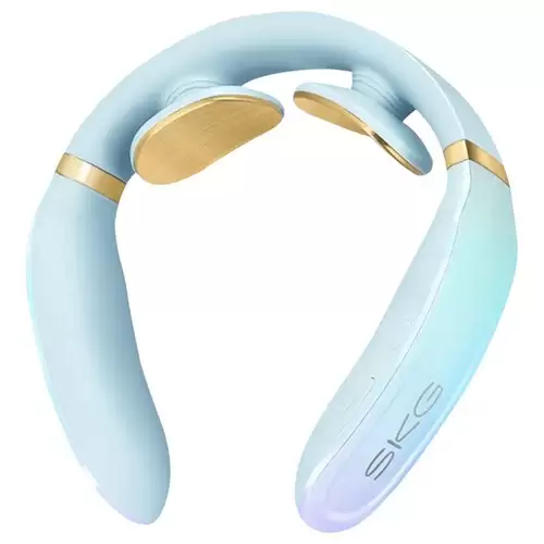 Order In Just $82.99 Skg K6 Intelligent Electronic Cervical Massager Neck Guard Device Fashion 4 Modes Adjustable Temperature Bluetooth Control Usb Charging Relax Cervical Pressure - Blue With This Discount Coupon At Geekbuying