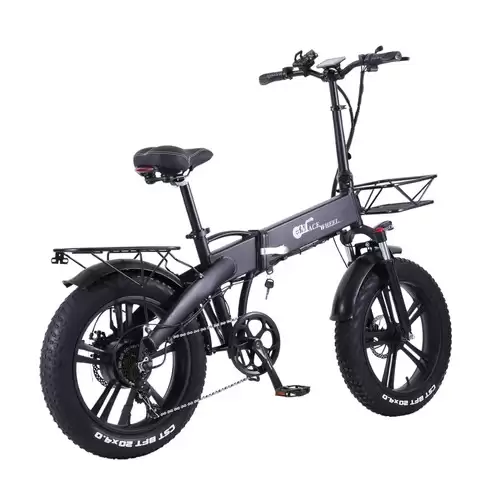 Pay Only $1319.99 For Cmacewheel Gt20 Pro Folding Electric Moped Bike Cst 20*4.0 Fat Tire Five Speeds 750w Motor 48v 10ah Battery 40km Range Max Speed 45km/h Aluminum Alloy Body Dual Battery Version - Black With This Coupon Code At Geekbuying