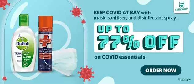 Get Upto 77% Off On Covid Essentials At Pharmeasy Deal Page