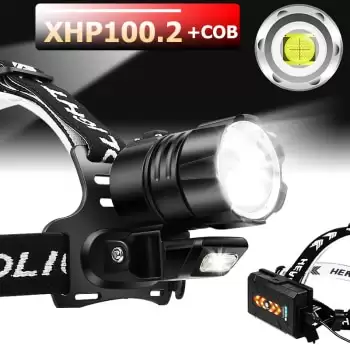 Order In Just $15.55 Powerful Xhp100.2 Headlamp Usb Rechargeable Led With Cob Light Xhp70.2 Powerful Headlight Hunting Lantern Waterproof Use 3x18650 At Aliexpress Deal Page