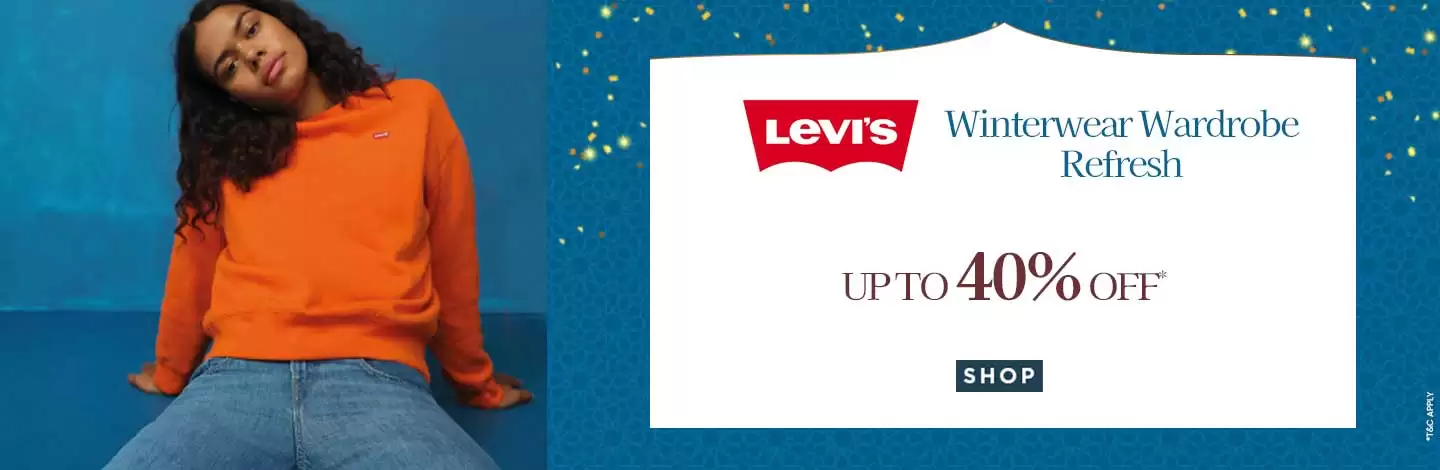 Grab 40% Off On Top Levis Styles At Ajio Deal Page