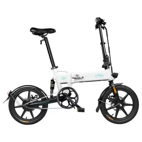 Order In Just $569.99 Fiido D2 Folding Electric Moped Bike City Bike Commuter Bike Three Riding Modes 16 Inch Tires 250w Motor 25km/h 7.8ah Lithium Battery 20-35km Range - White With This Discount Coupon At Geekbuying