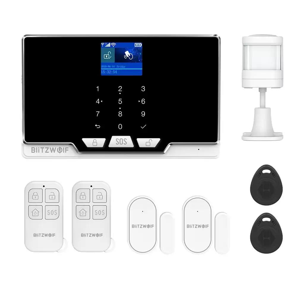 Order In Just $43.99 Blitzwolf Bw-is6 Diy 2g Gsm&433mhz&wifi Smart Home Security Alarm System Door & Window Sensor Pir Motion Detected Rfid Host With This Coupon At Banggood