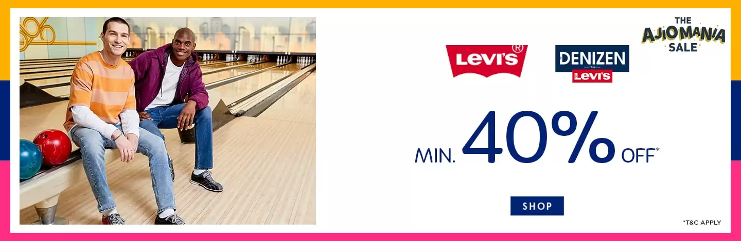 Get 40% Off On Levi's Jeans At Ajio Deal Page