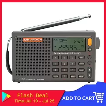 Order In Just $39.84 Sihuadon R-108 Speakers Portable Radio Fm Stereo Digital Radio Am Alarm Clock Full Band Pocket Radio Receiver At Aliexpress Deal Page