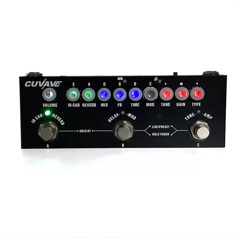 Order In Just $39.99 Cuvave Cube Baby Rechargeable Multi Effects Pedal With High Quality Reverb Delay Chorus Phaser Tremolo Effect With This Coupon At Banggood
