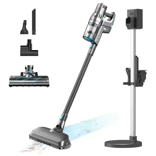 Pay Only $209.99 For Proscenic P11 Combo Handheld Cordless Vacuum Cleaner With Rotating Mops Double Main Brush Head 25000pa 450w 2 In 1 Vacuuming Mopping, Led Touch Screen, Removable & Rechargeable 2500mah Battery, Rechargeable Stand Holder - Gray With This Coupon Code At Geekbuying