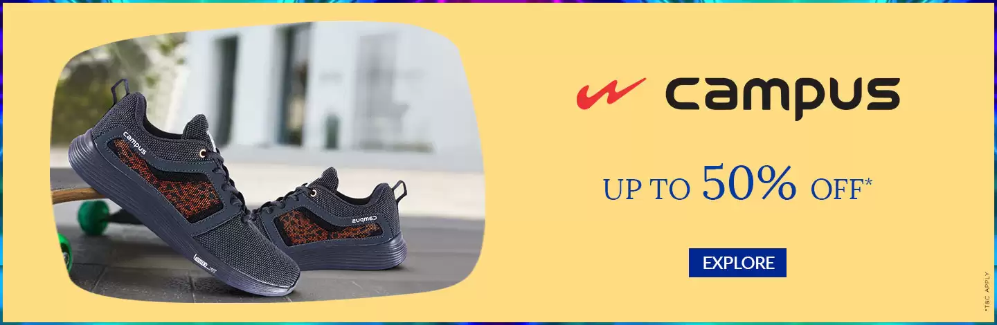 Get Upto 50% Off On Campus Shoes At Ajio Deal Page