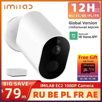 Order In Just $58.32 Xiaomi Mijia Imilab Smart Camera Hd 1080p Outdoor Mihome App Wireless Security Infrared Gateway Night Vision Ip66 Global Version At Aliexpress Deal Page