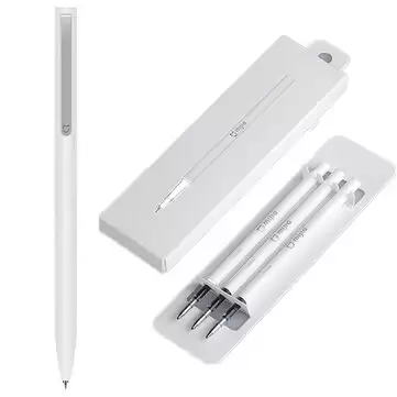 Order In Just $7.99 Original Xiaomi Mijia Smooth 0.5mm Writing Point Durable Signing Pen With 3pcs Black Ink Refill With This Coupon At Banggood