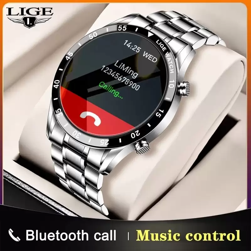 Order In Just $29.69 Lige 2021 New Business Smart Watch Bluetooth Call Smartwatch Men Women Waterproof Sport Fitness Bracelet For Ios Android Honor At Aliexpress Deal Page