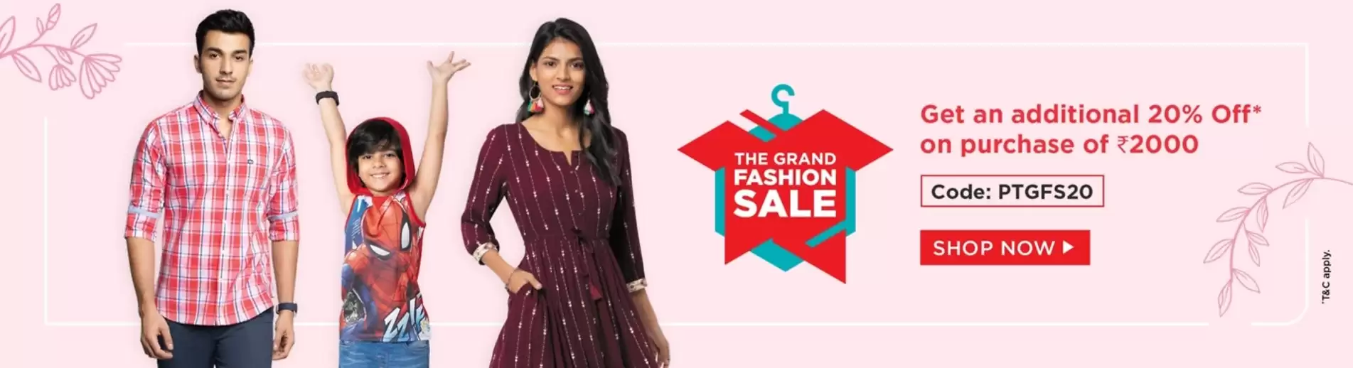 Get An Additional 20% Off With This Grand Fashion Sale Discount Coupon At Pantaloons