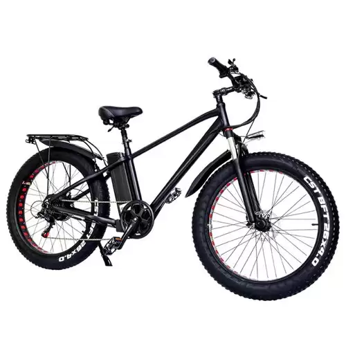 Pay Only $1329.99 For Cmacewheel Ks26 Plus Electric Moped Bicycle 26 X 4 Inch Fat Tire Three Modes 750w Motor Max Speed 45km/h 24ah Battery Up To 100km Range Disc Brake - Black With This Coupon Code At Geekbuying