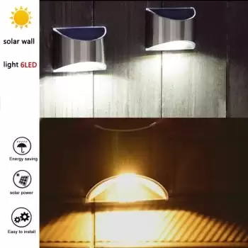 Order In Just $11.64 Led Decorative Outdoor Solar Lights Stainless Steel Wall Lamp Patio Step Emergency Lighting For Garden Fence And Vegetable Patch At Aliexpress Deal Page