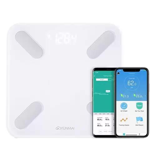 Pay Only $75.99 For Yunmai X Smart Bluetooth Body Fat Scale Rechargeable Battery App Control - White With This Coupon Code At Geekbuying